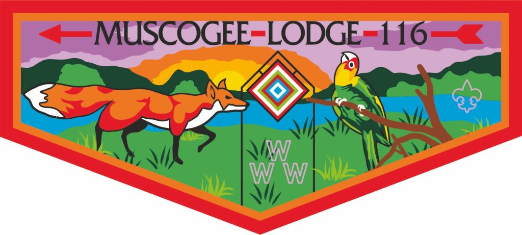 Muscogee Lodge 116 Brotherhood Honor Pocket Flap patch