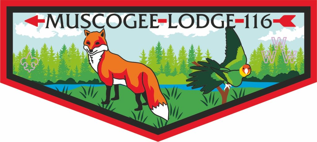 Muscogee Lodge 116 Standard Pocket Flap patch