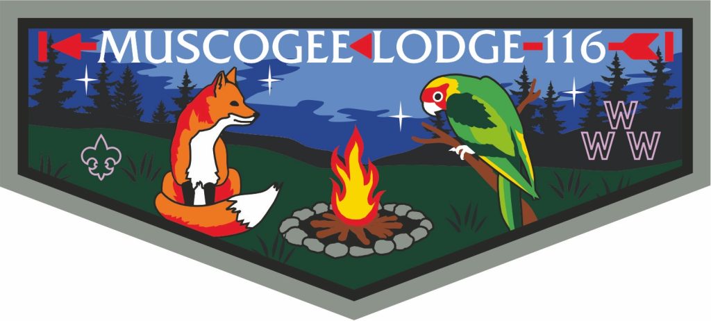 Muscogee Lodge 116 Vigil Honor Pocket Flap patch